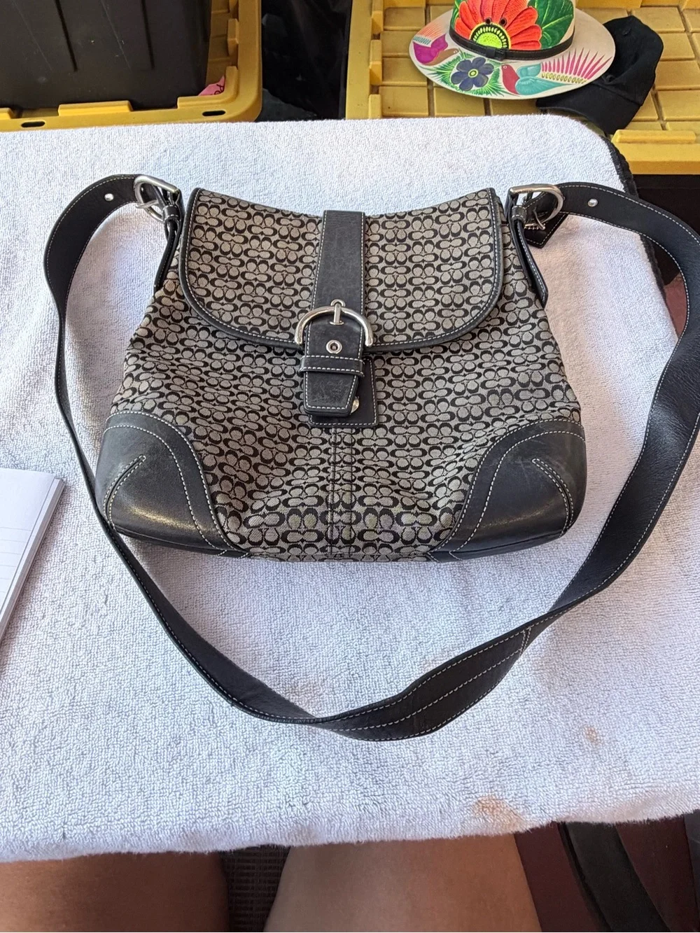 Coach signature canvas